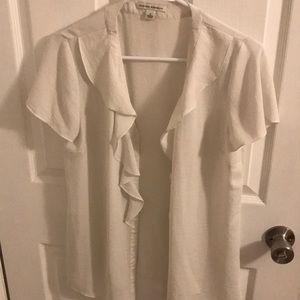 Button up polyester blouse